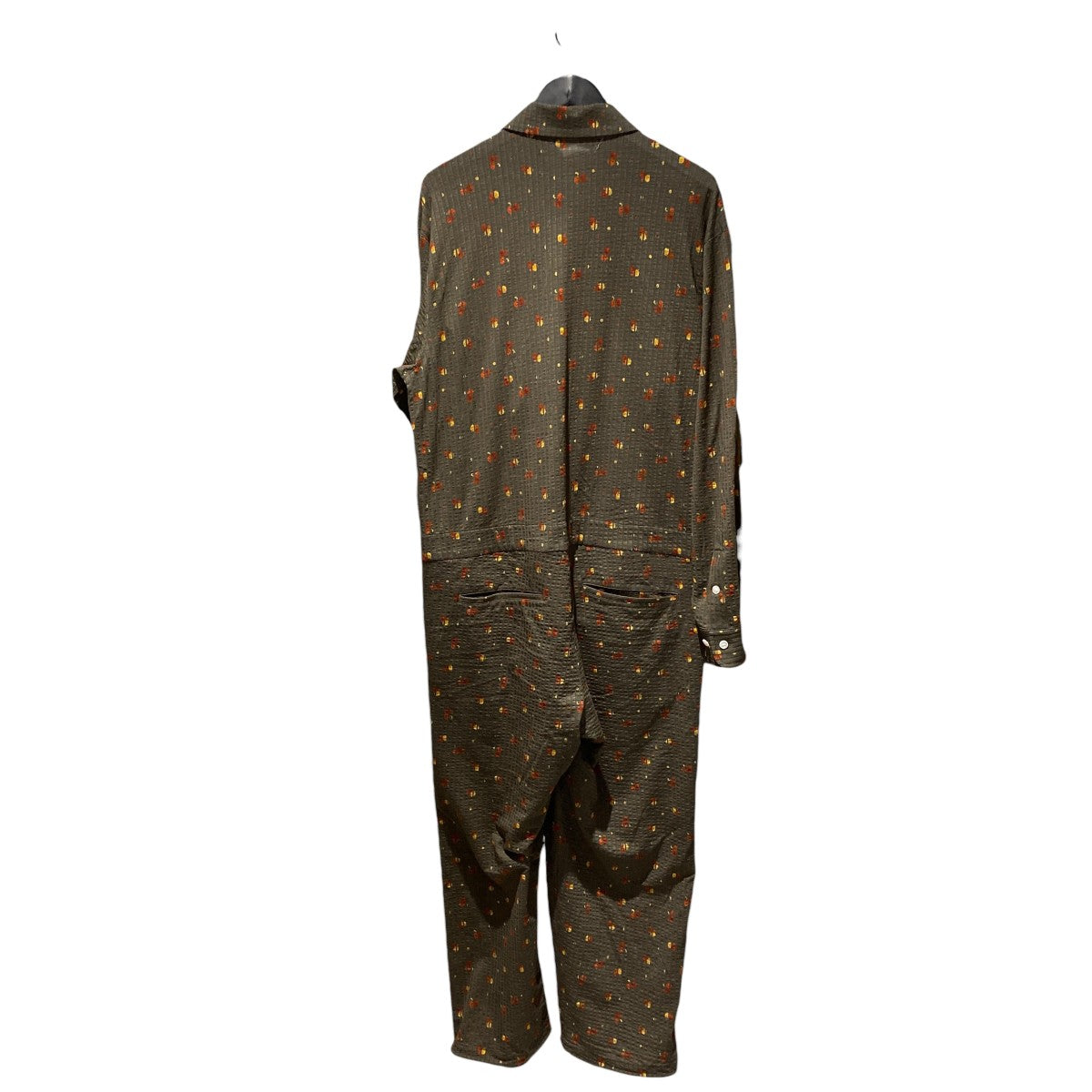 36G LINEN SUCKER FLOWER JUMPSUITオールインワンSK25S-003FL