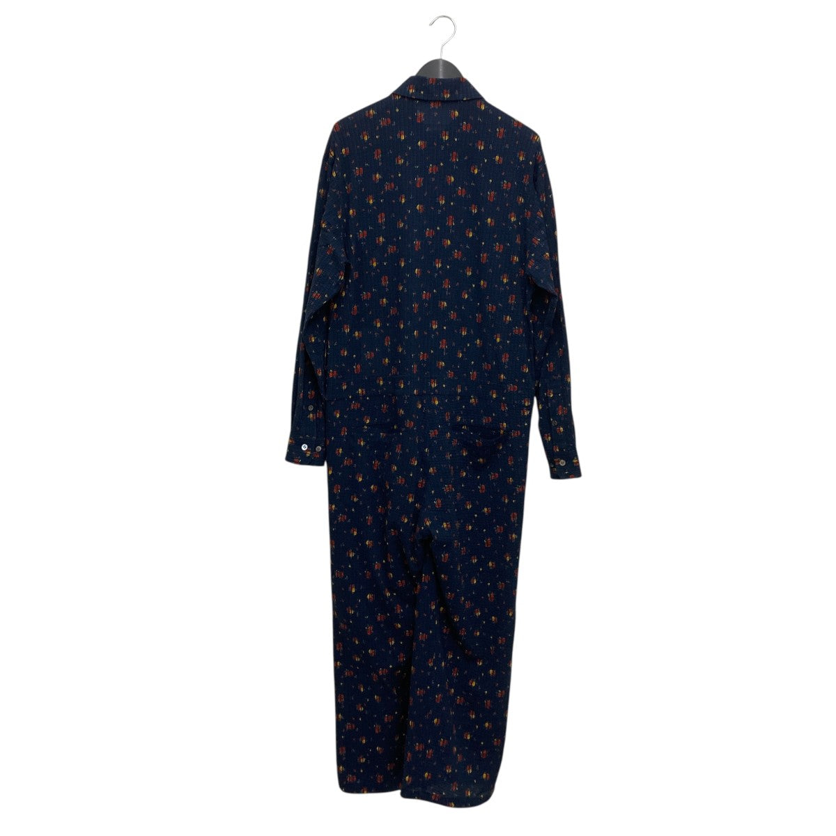 36G LINEN SUCKER FLOWER JUMPSUITオールインワンSK25S-003FL