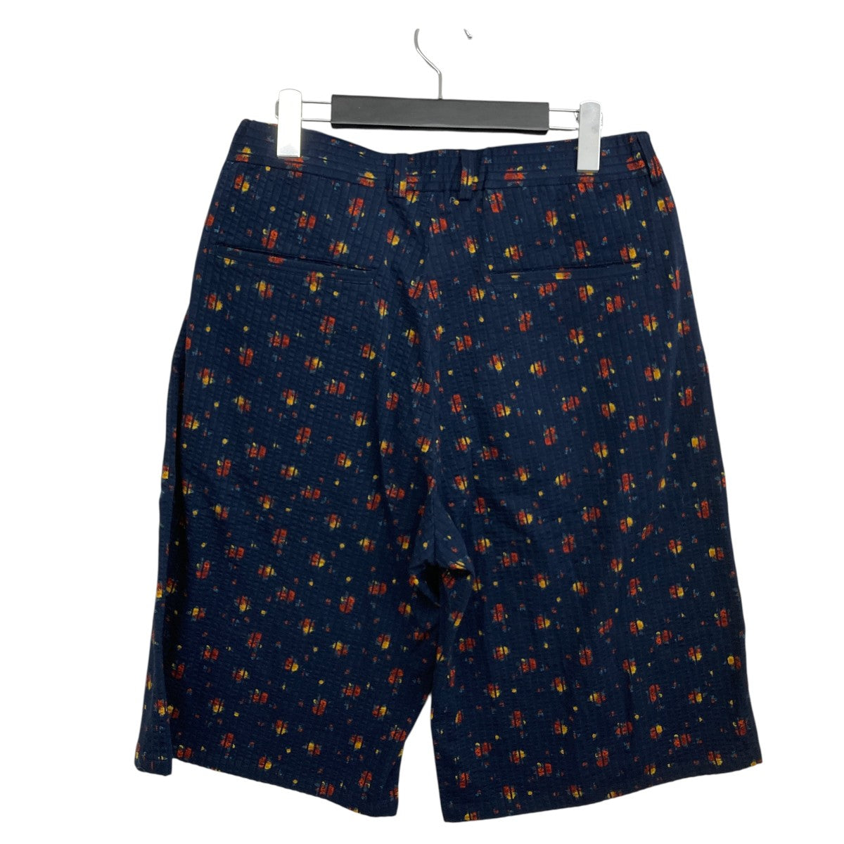 36G Linen Sucker Flower Easy ShortsハーフパンツKM25S-040P