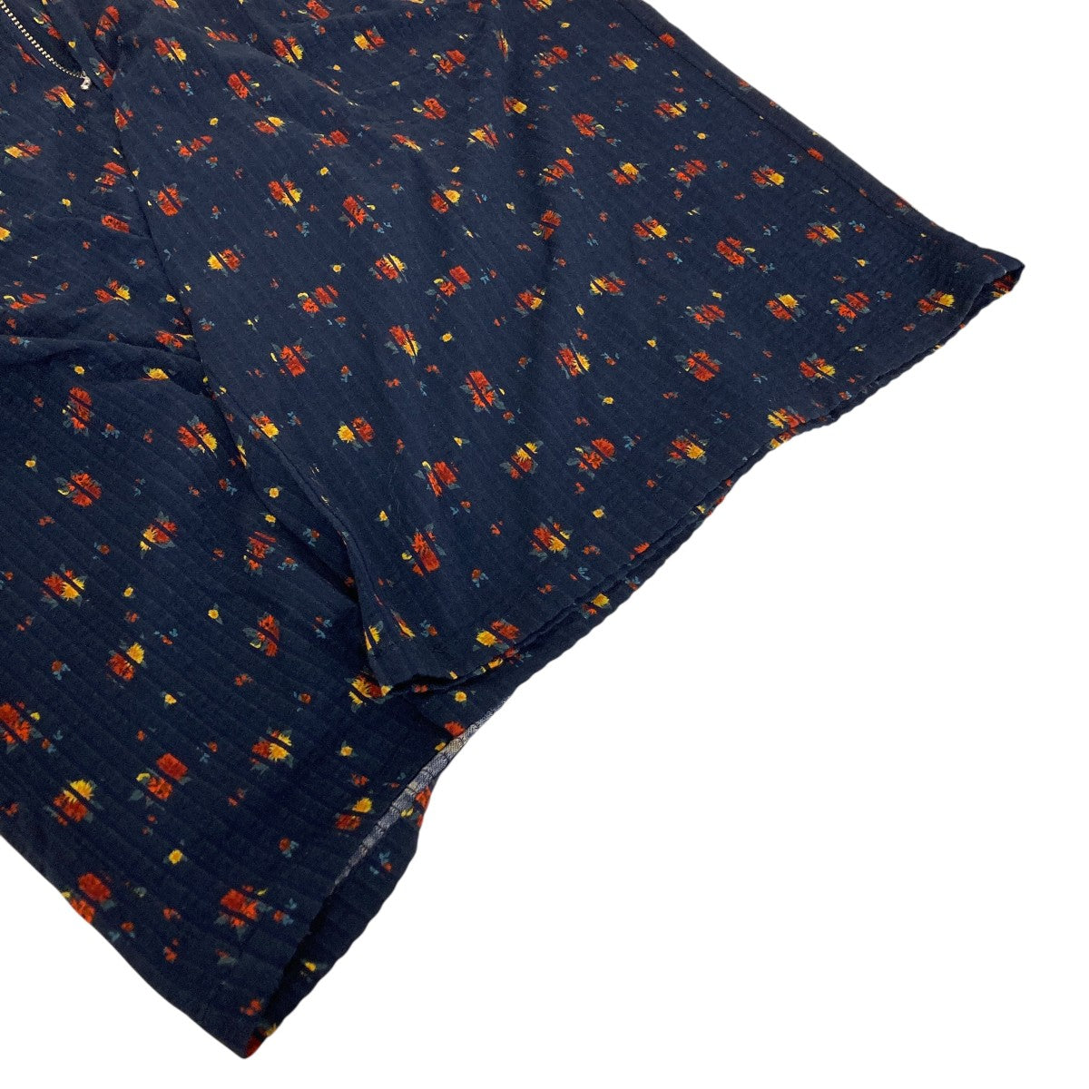 36G Linen Sucker Flower Easy ShortsハーフパンツKM25S-040P
