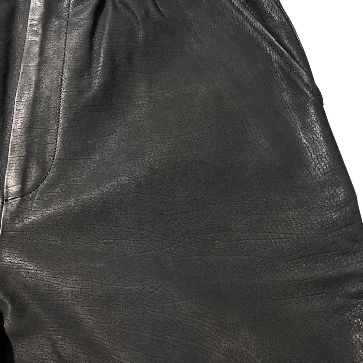 ULTERIOR LEATHER TRACK PANTレザーパンツUPL73-KC208-MW 古着・中古-8枚目のアイテム画像