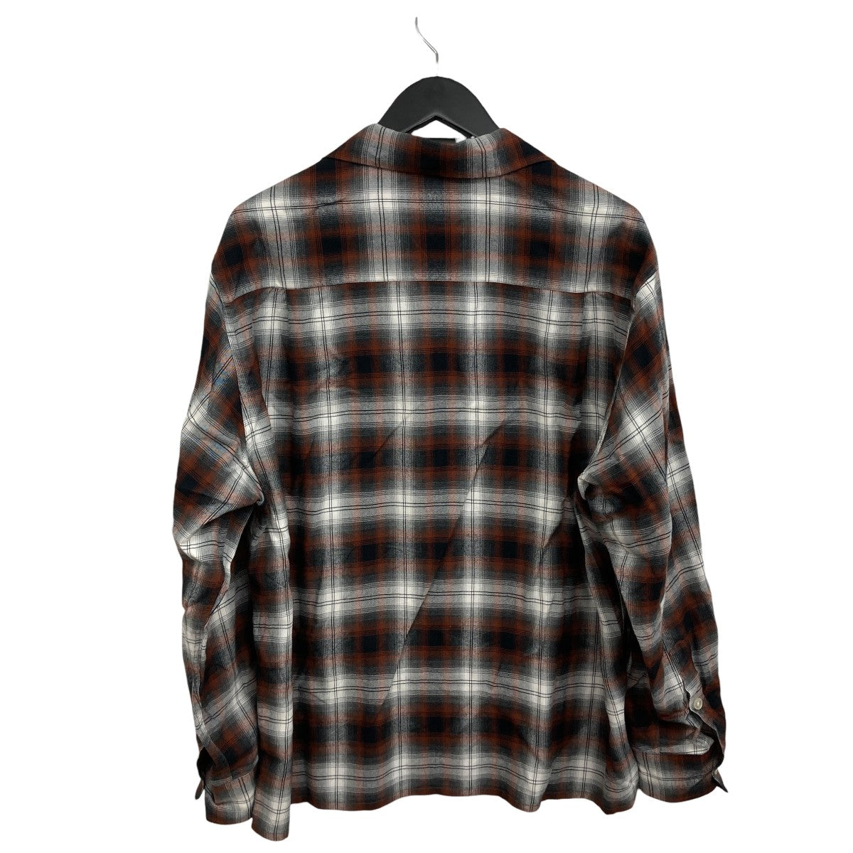 26SSOMBRE CHECK OPEN COLLAR SHIRT長袖シャツ26S-WMS-OC11