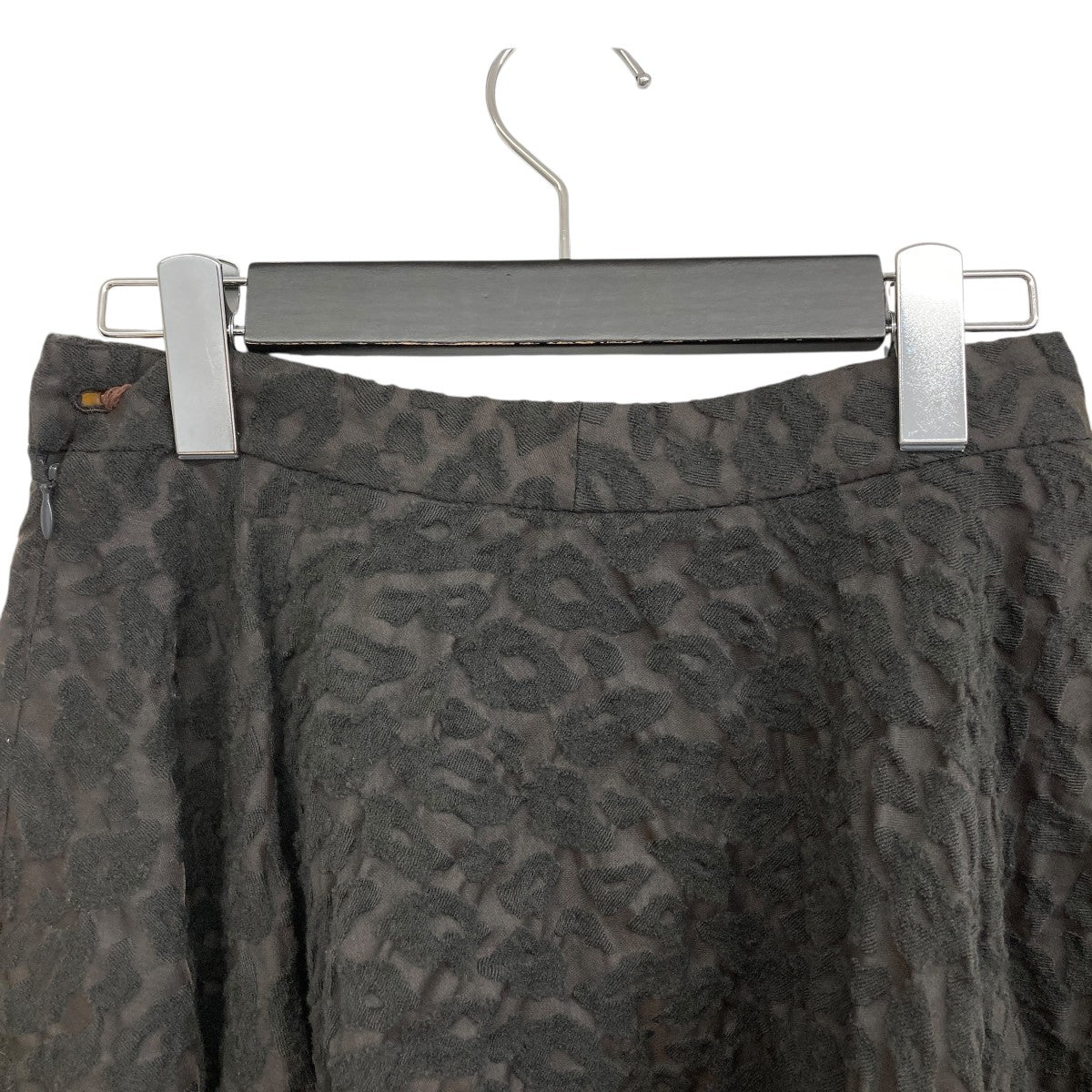 Leopard Pattern Jacquard Deformed Skirtスカート357-01-27009