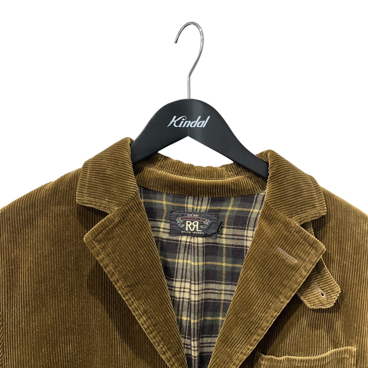 Corduroy Polo Coat エルボーパッチ USED加工コーデュロイジャケット