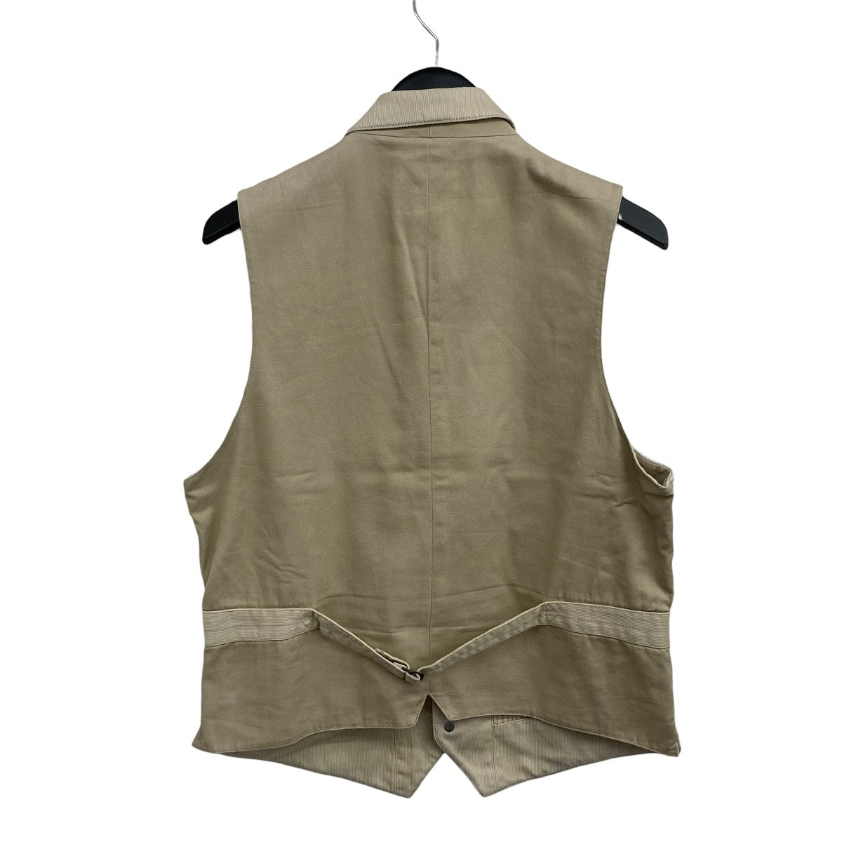 WESTERN VEST コットンピケ 月桂樹ドーナツボタンベスト
