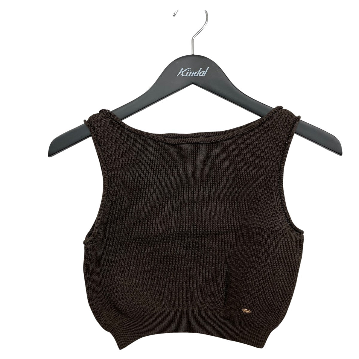 26SSBOAT NECK SHORT KNIT TANK TOPSニットベスト10106-2253