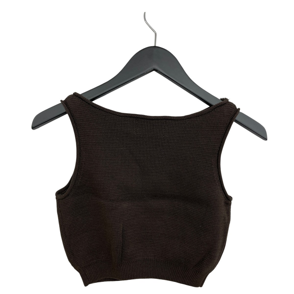 26SSBOAT NECK SHORT KNIT TANK TOPSニットベスト10106-2253