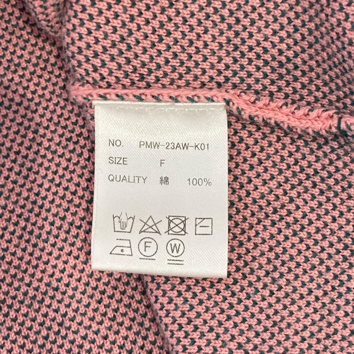 LOGO KNITニット／セーターPMW-23AW-K01