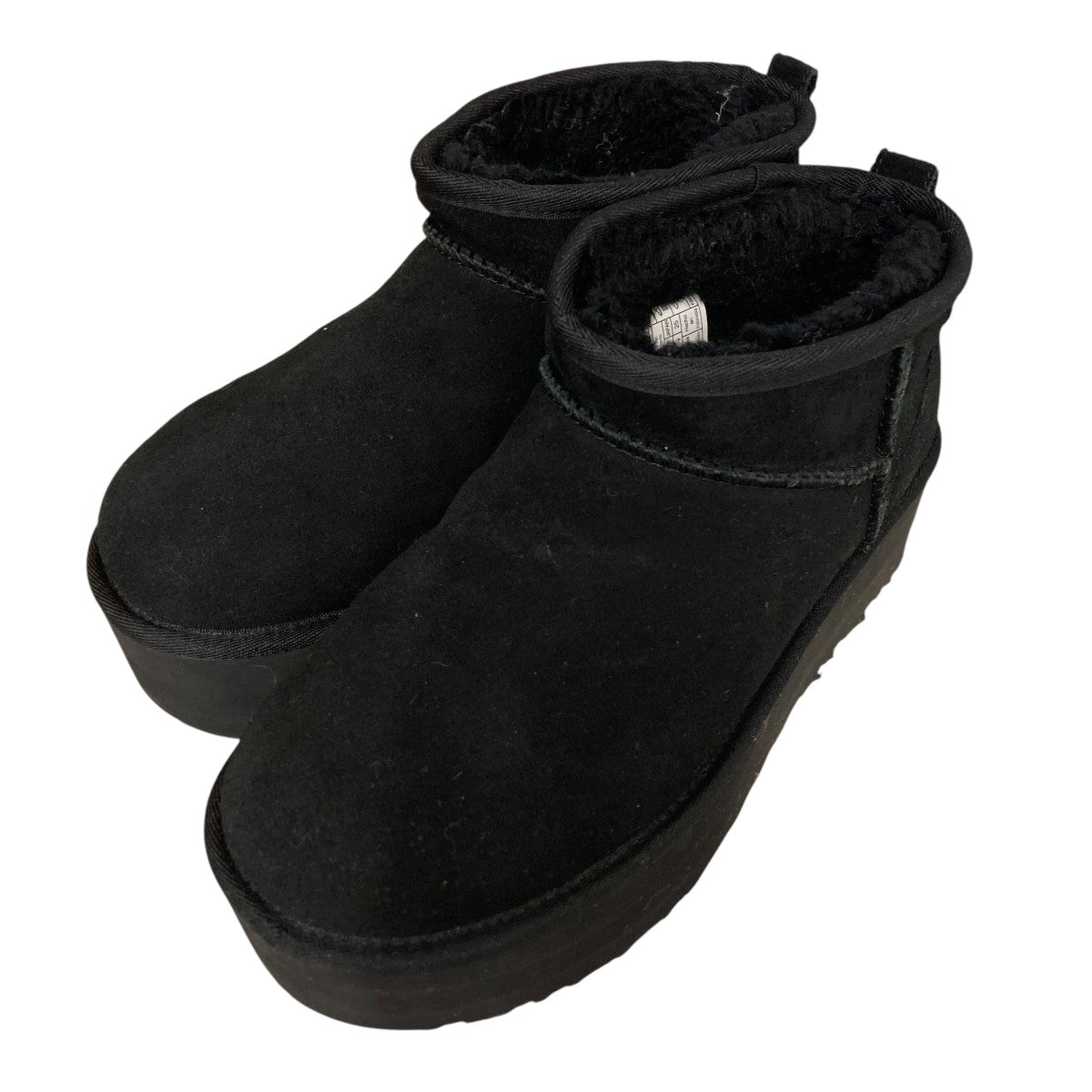 UGG W CLASSIC ULTRA MINI PLATFORMムートンブーツ 古着・中古-1枚目のアイテム画像