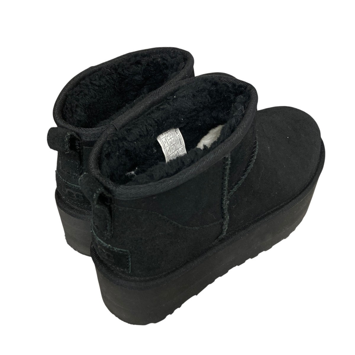UGG W CLASSIC ULTRA MINI PLATFORMムートンブーツ 古着・中古-2枚目のアイテム画像