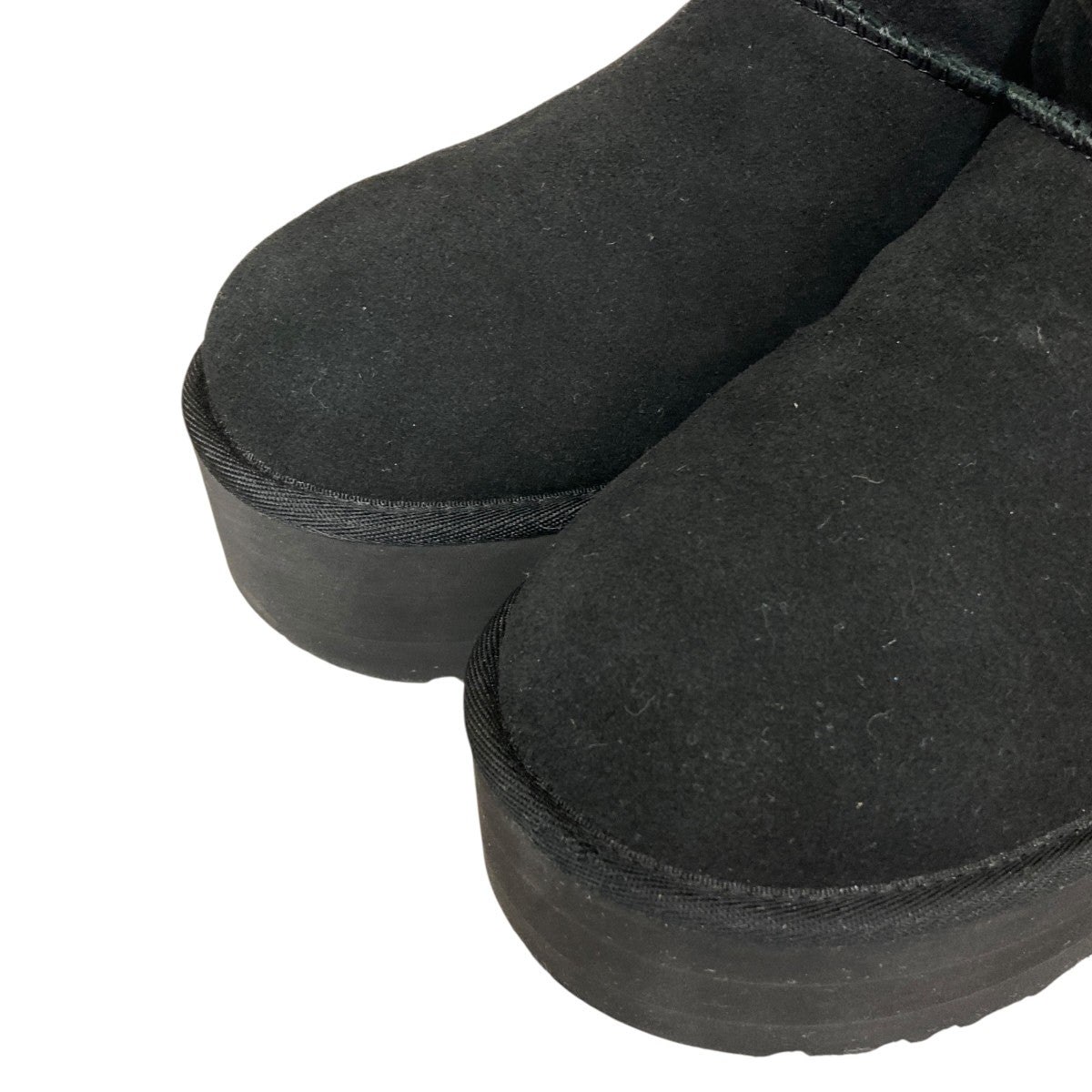 UGG W CLASSIC ULTRA MINI PLATFORMムートンブーツ 古着・中古-3枚目のアイテム画像