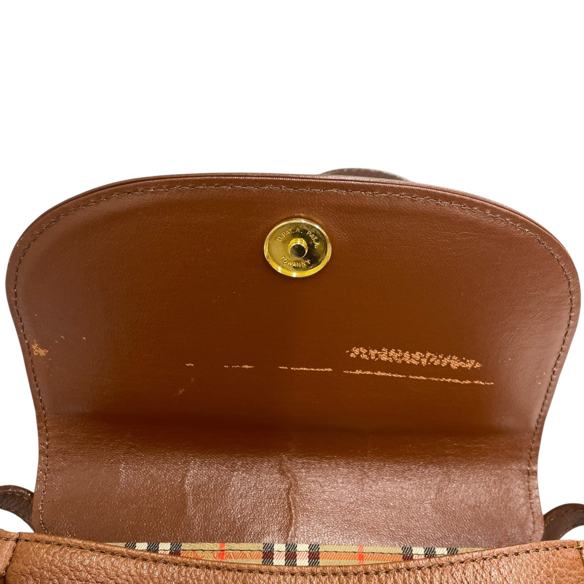 Burberry ショルダーバッグ ブラウン レザー BURBERRY(バーバリー) レザーショルダーバッグ ブラウン｜【公式