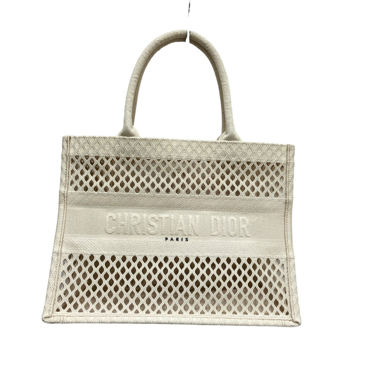 Christian Dior ブックトート メッシュトートバッグ 古着・中古-1枚目のアイテム画像