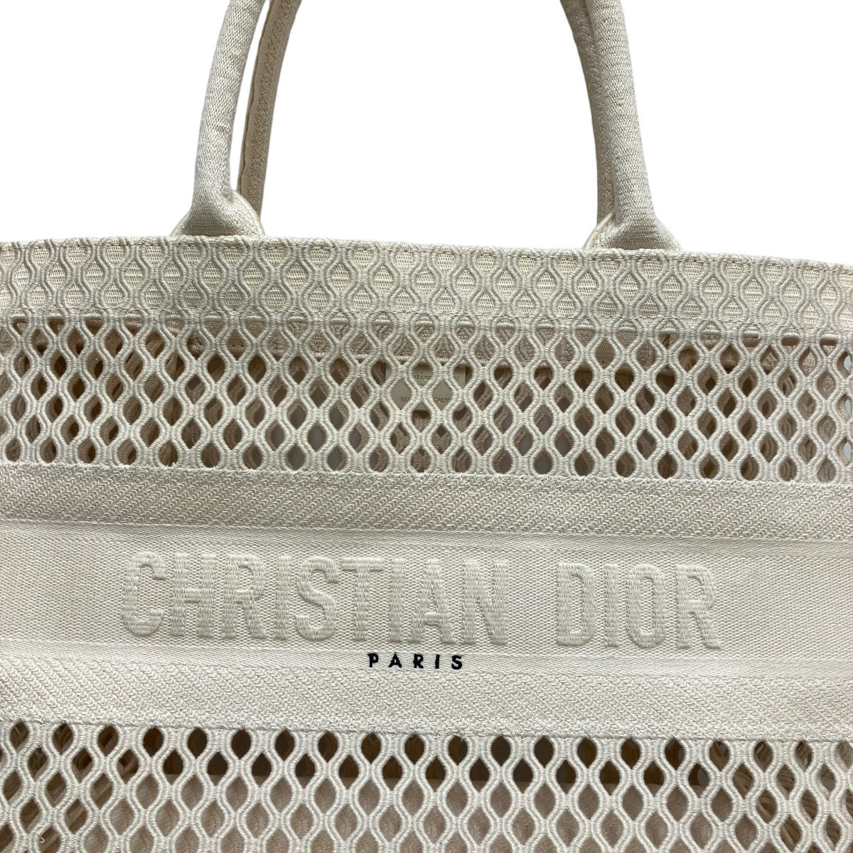 Christian Dior ブックトート メッシュトートバッグ 古着・中古-5枚目のアイテム画像
