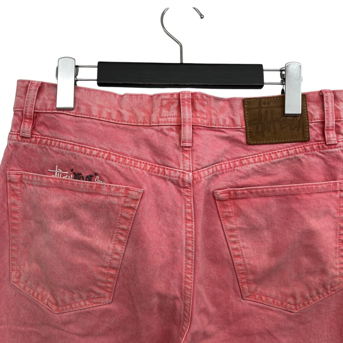 stussy(ステューシー) DOUBLE DYE BIG OL JEANデニムパンツ ピンク