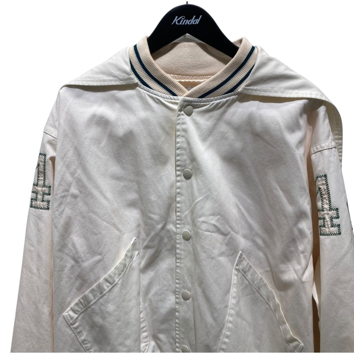 COTTON HOOD VARSITY JACKETフーデッドジャケット