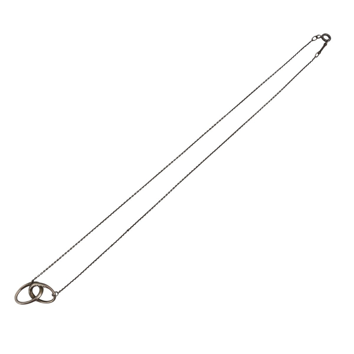 Tiffany ＆ Co． ネックレスﾀﾞﾌﾞﾙﾙｰﾌﾟﾈｯｸﾚｽ 古着・中古-1枚目のアイテム画像