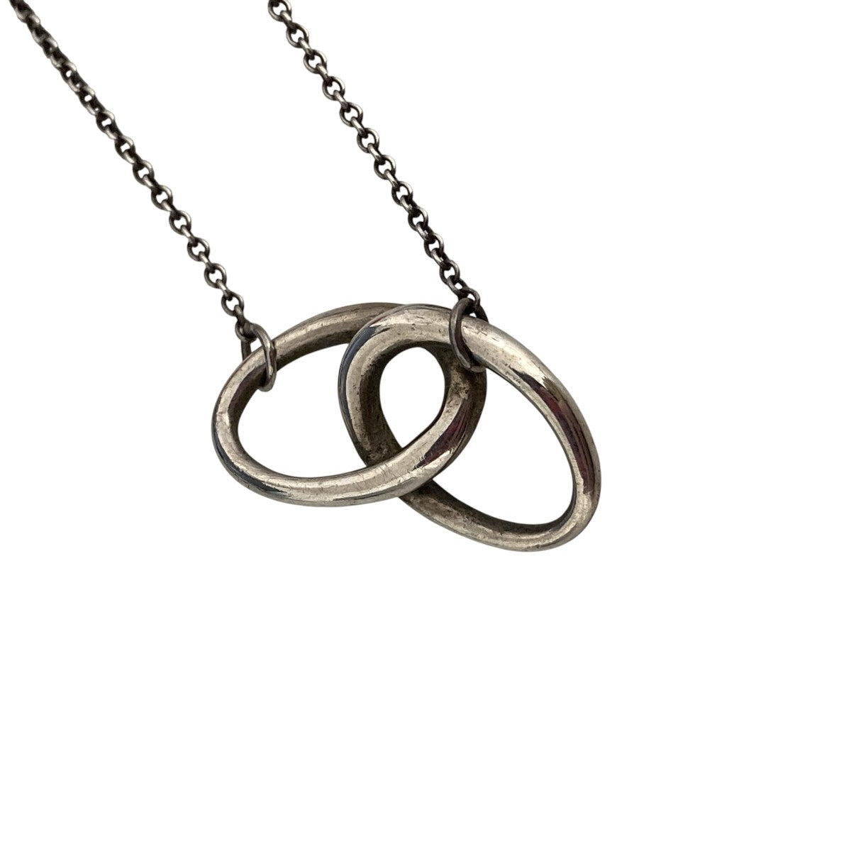 Tiffany ＆ Co． ネックレスﾀﾞﾌﾞﾙﾙｰﾌﾟﾈｯｸﾚｽ 古着・中古-4枚目のアイテム画像