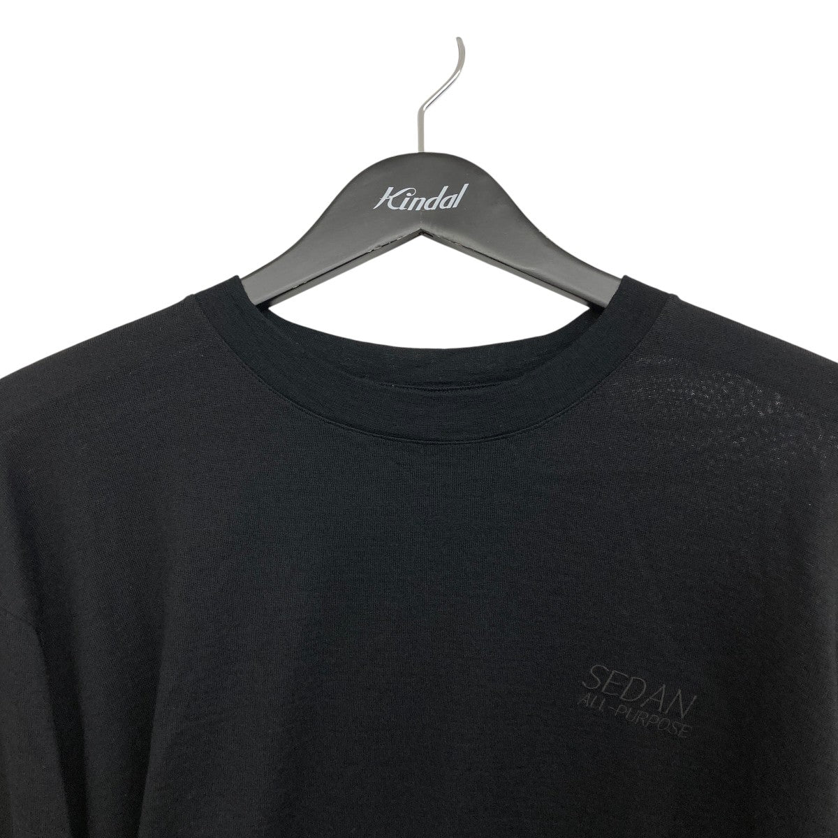ウォッシャブルウール 刺繍ロゴTシャツニットSD21F-CT08