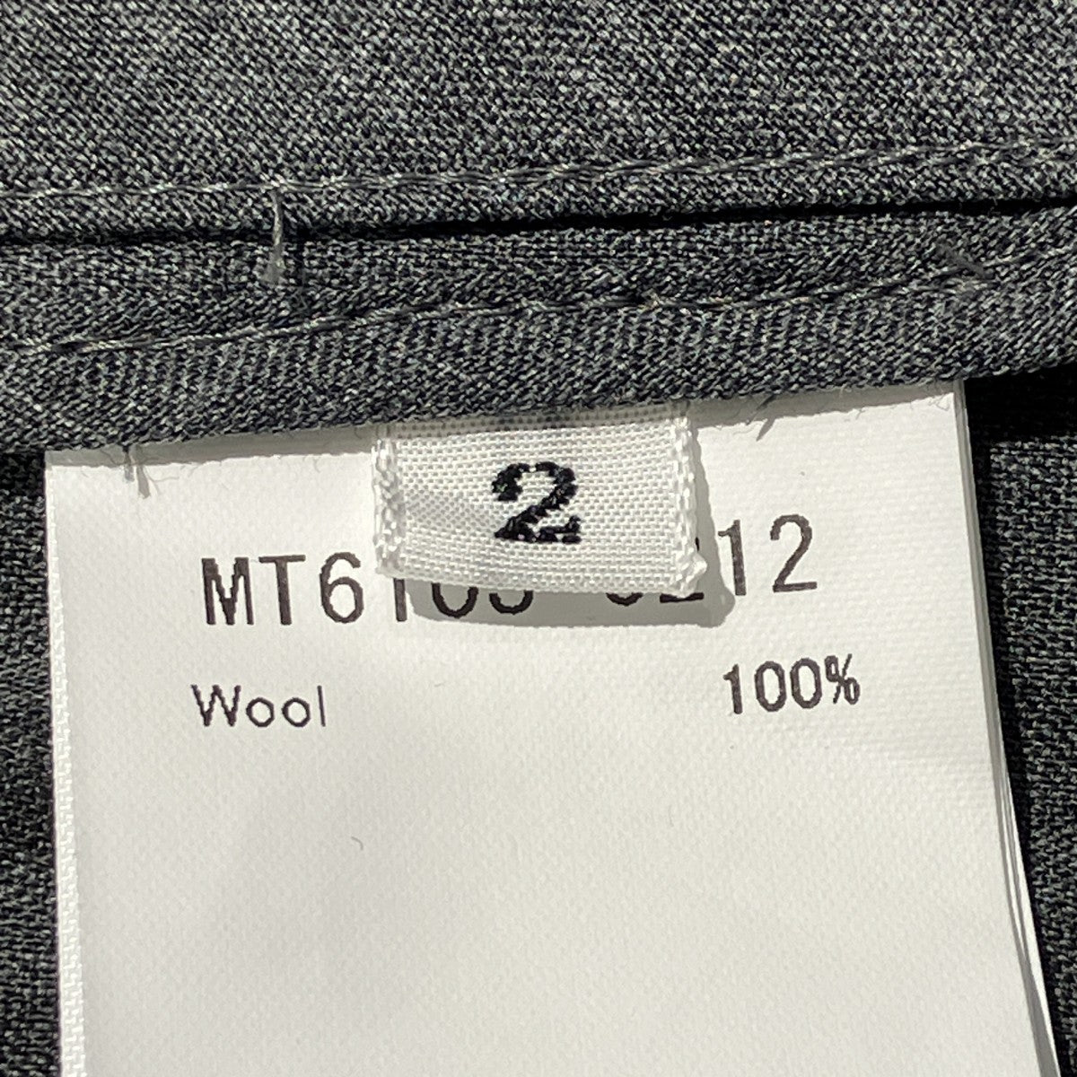 26SS夏の紐PAN H WOOLイージーパンツMT6103-0212