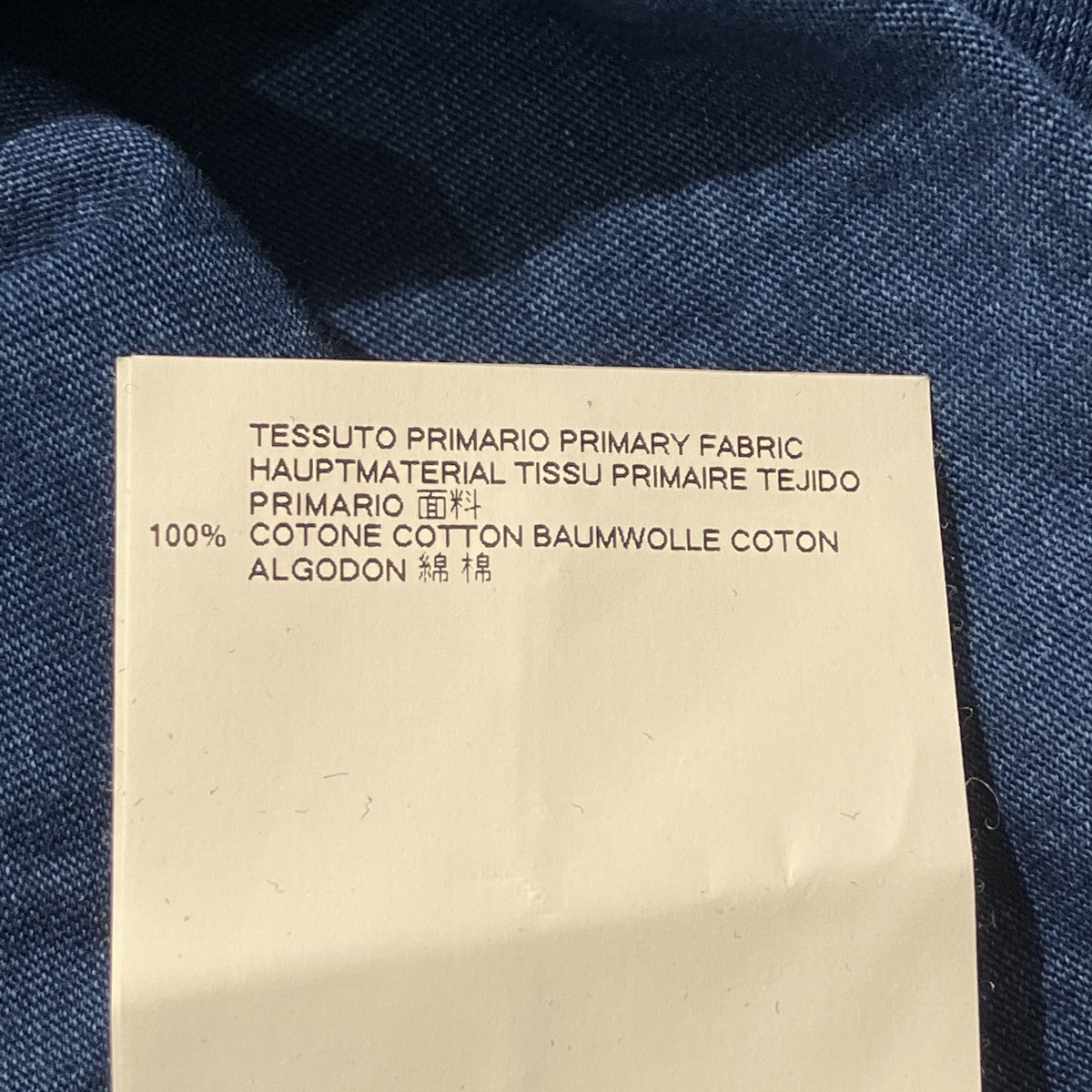17SSインディゴ染めパックTシャツ半袖TシャツS50GC0457