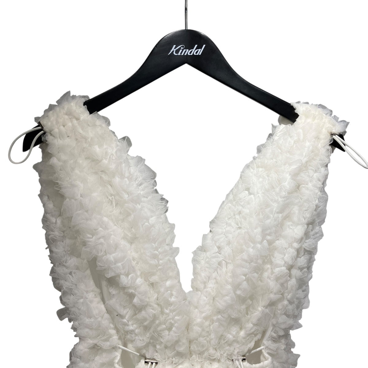 NOELLE SHEER DRESSノースリーブワンピースB30-OP071WHF