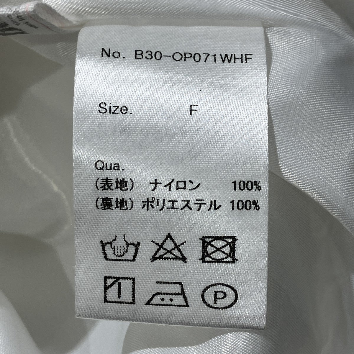 NOELLE SHEER DRESSノースリーブワンピースB30-OP071WHF