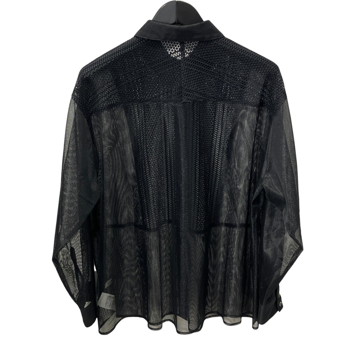 Lace ＆ Mesh Combo Shirt長袖ブラウス27A63311