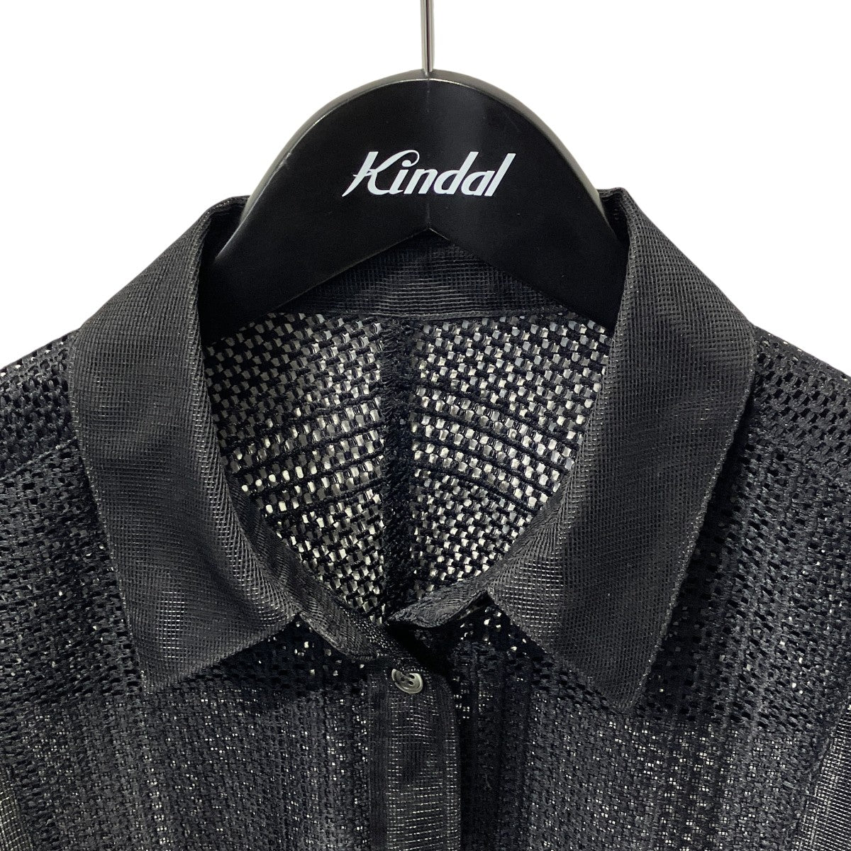 Lace ＆ Mesh Combo Shirt長袖ブラウス27A63311