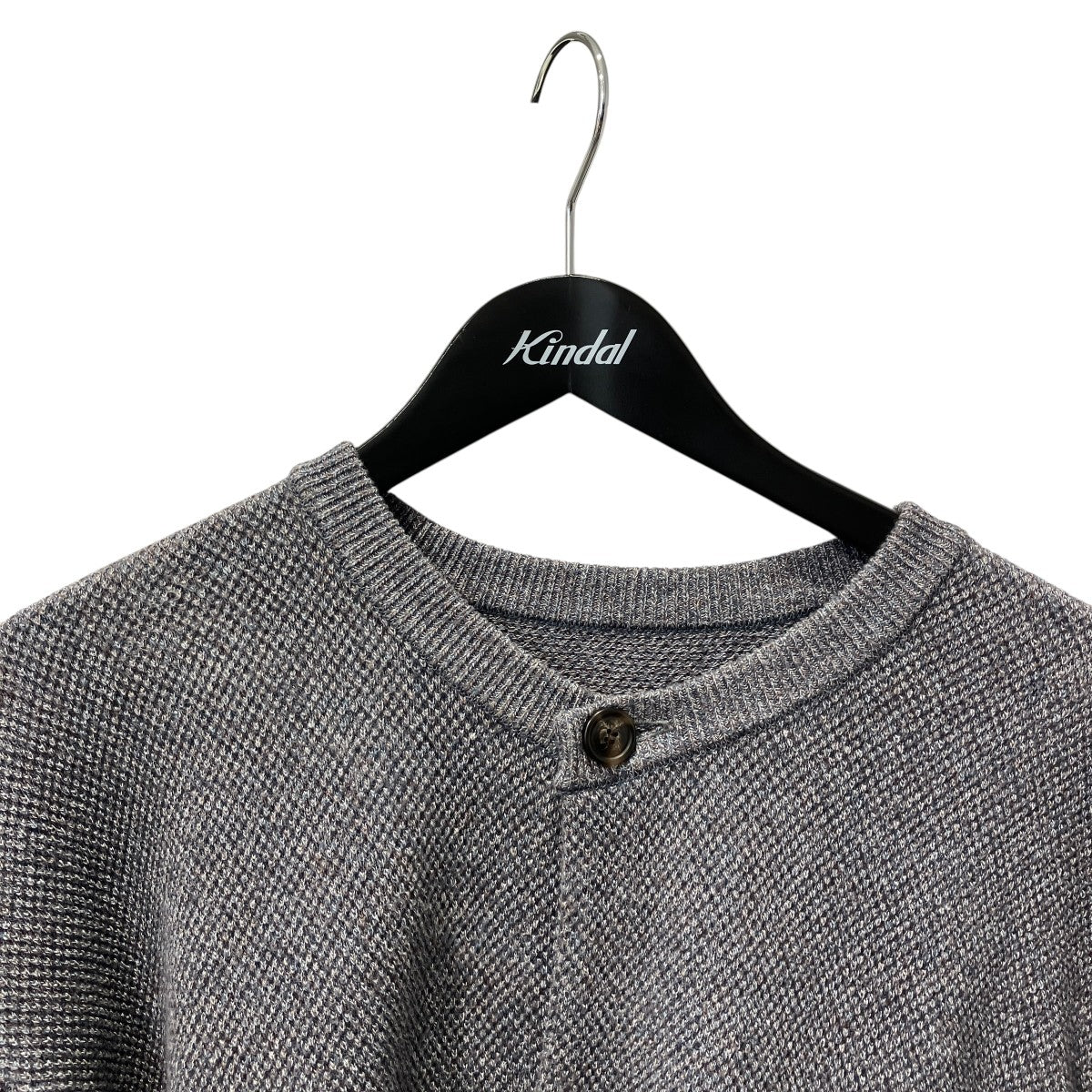 MOSS STITCH V N CARDIGANニットカーディガン2103-015