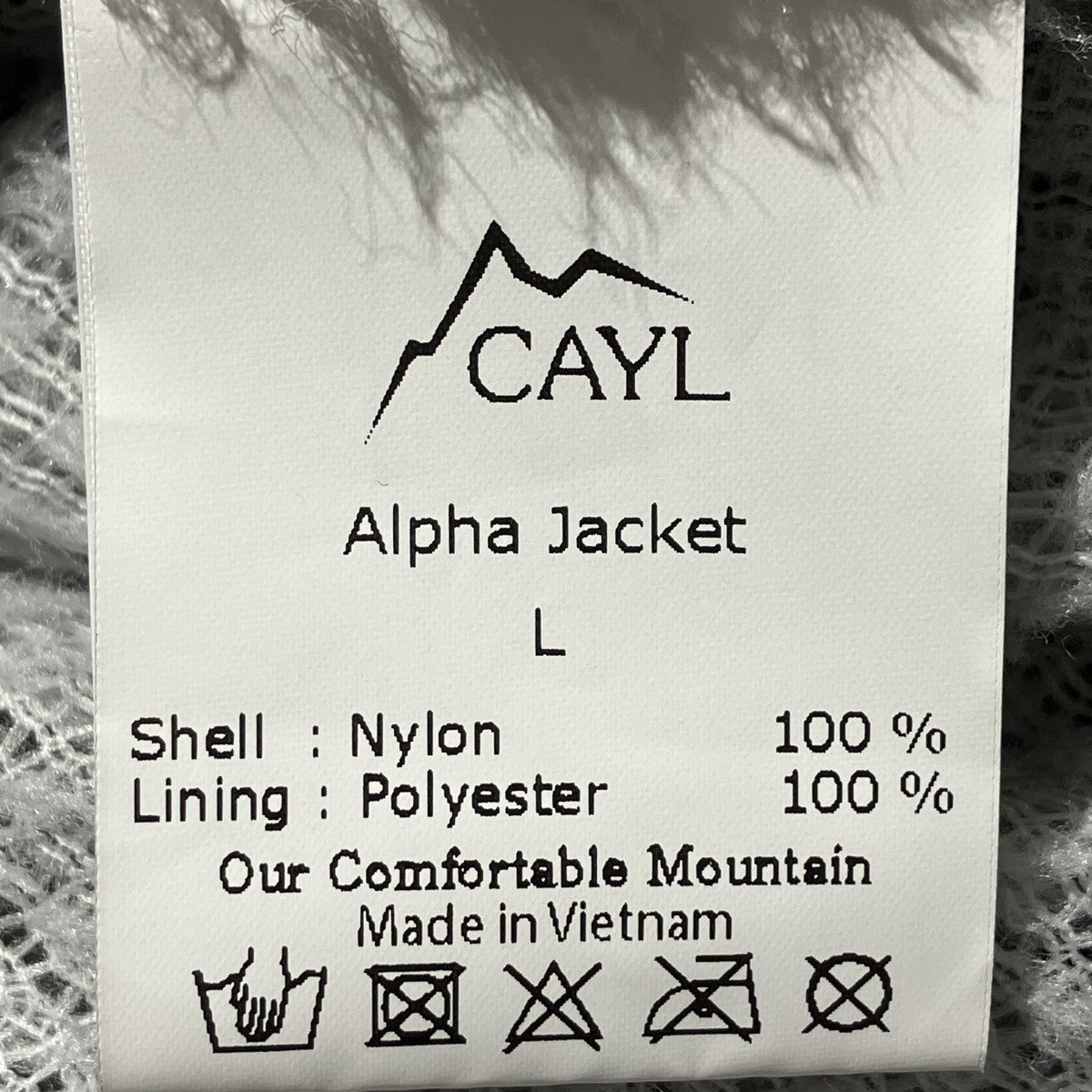 ALPHA JACKETナイロンジャケット