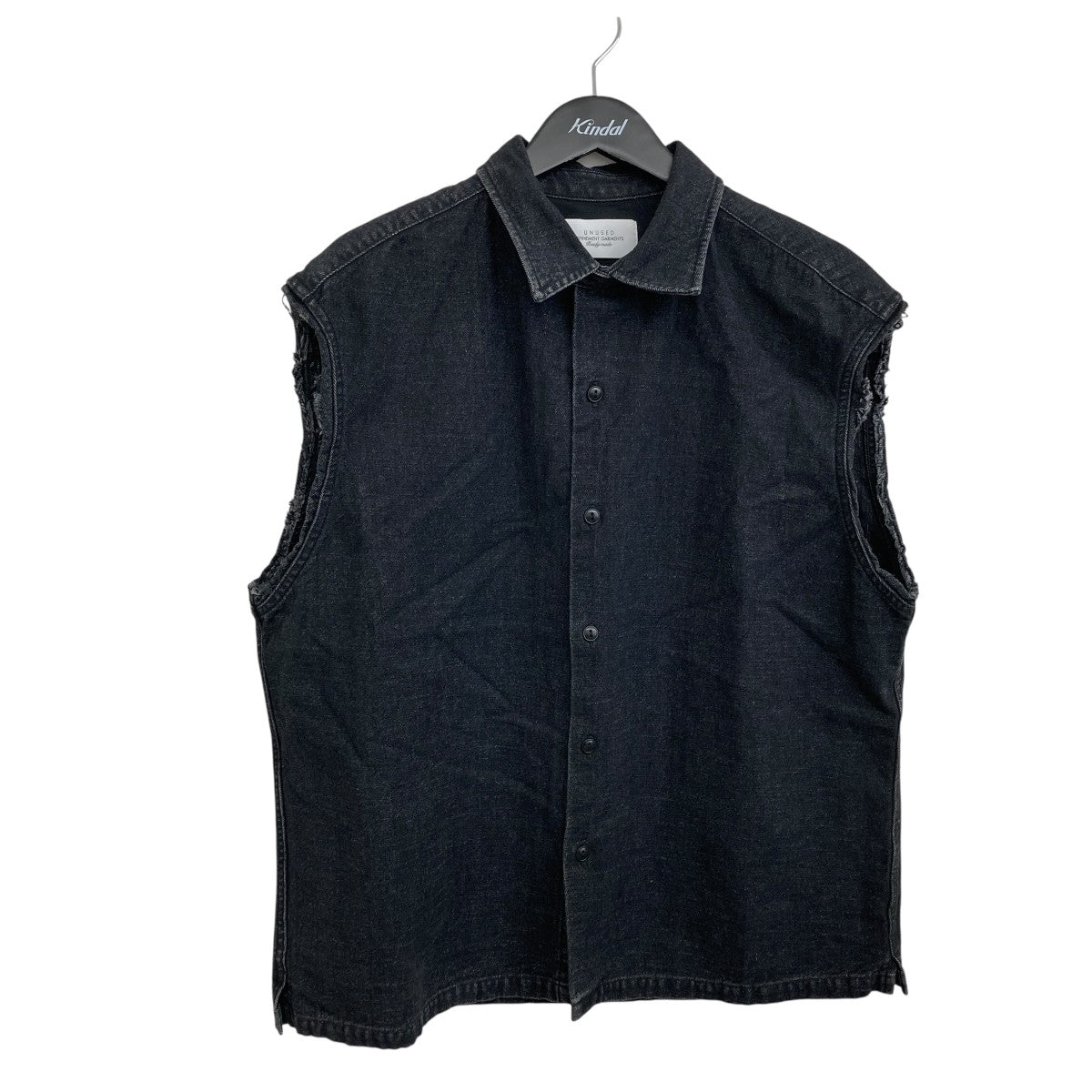 12oz Sleeveless Denim ShirtベストUS2360
