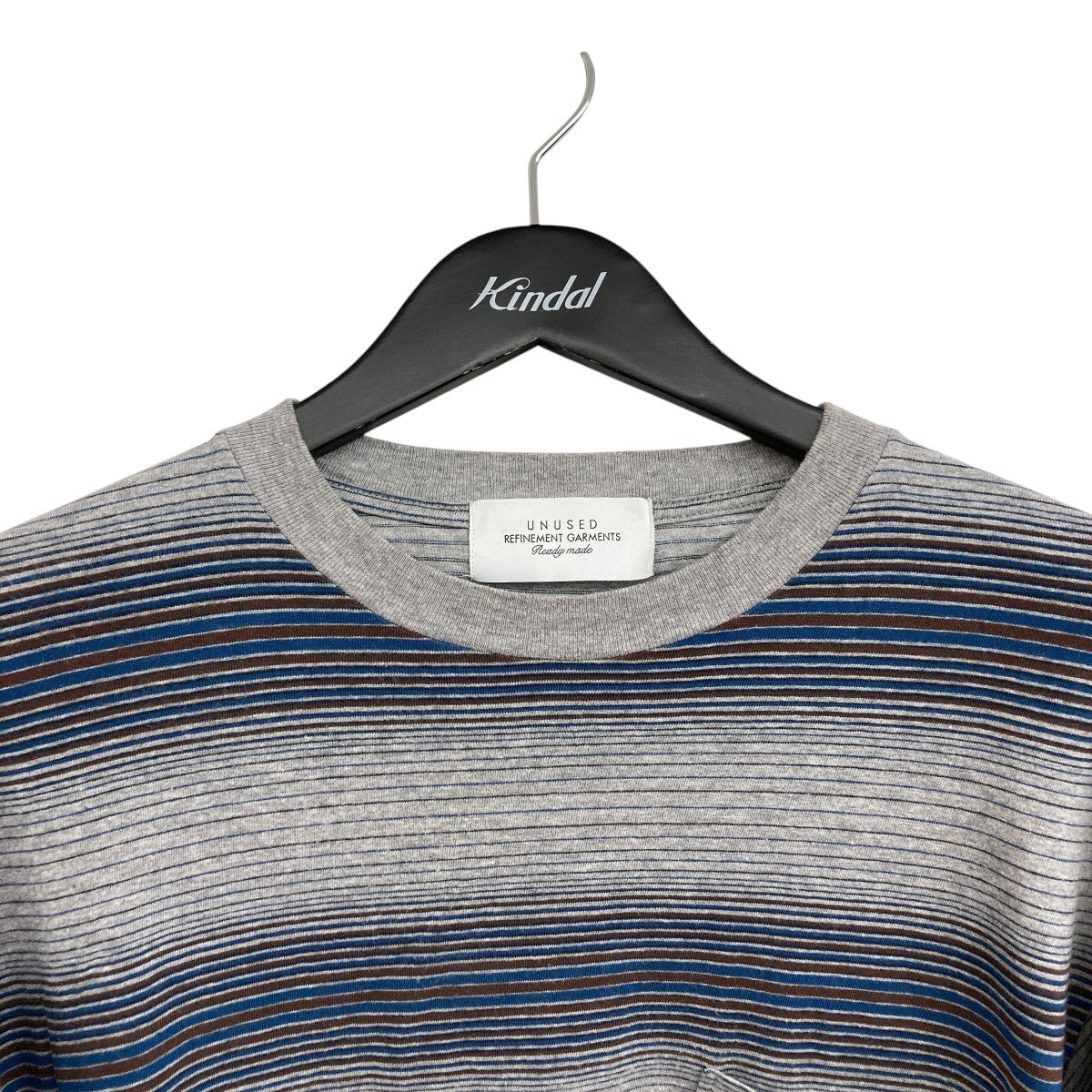 25SSOMBRE BORDER L S TEE長袖TシャツUS2485