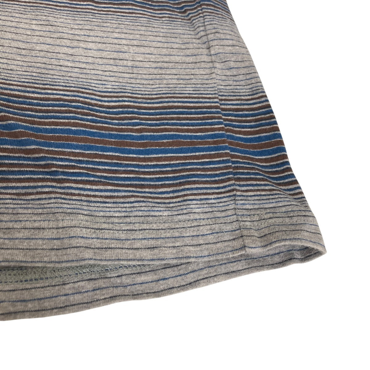 25SSOMBRE BORDER L S TEE長袖TシャツUS2485