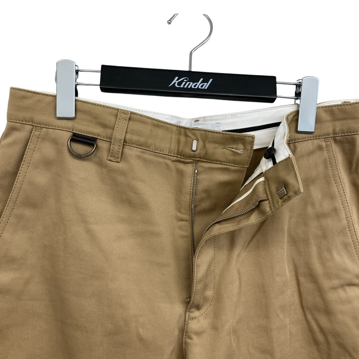 FW21 Solid Color Cargo Pants BeigeチノパンH526Y04W40