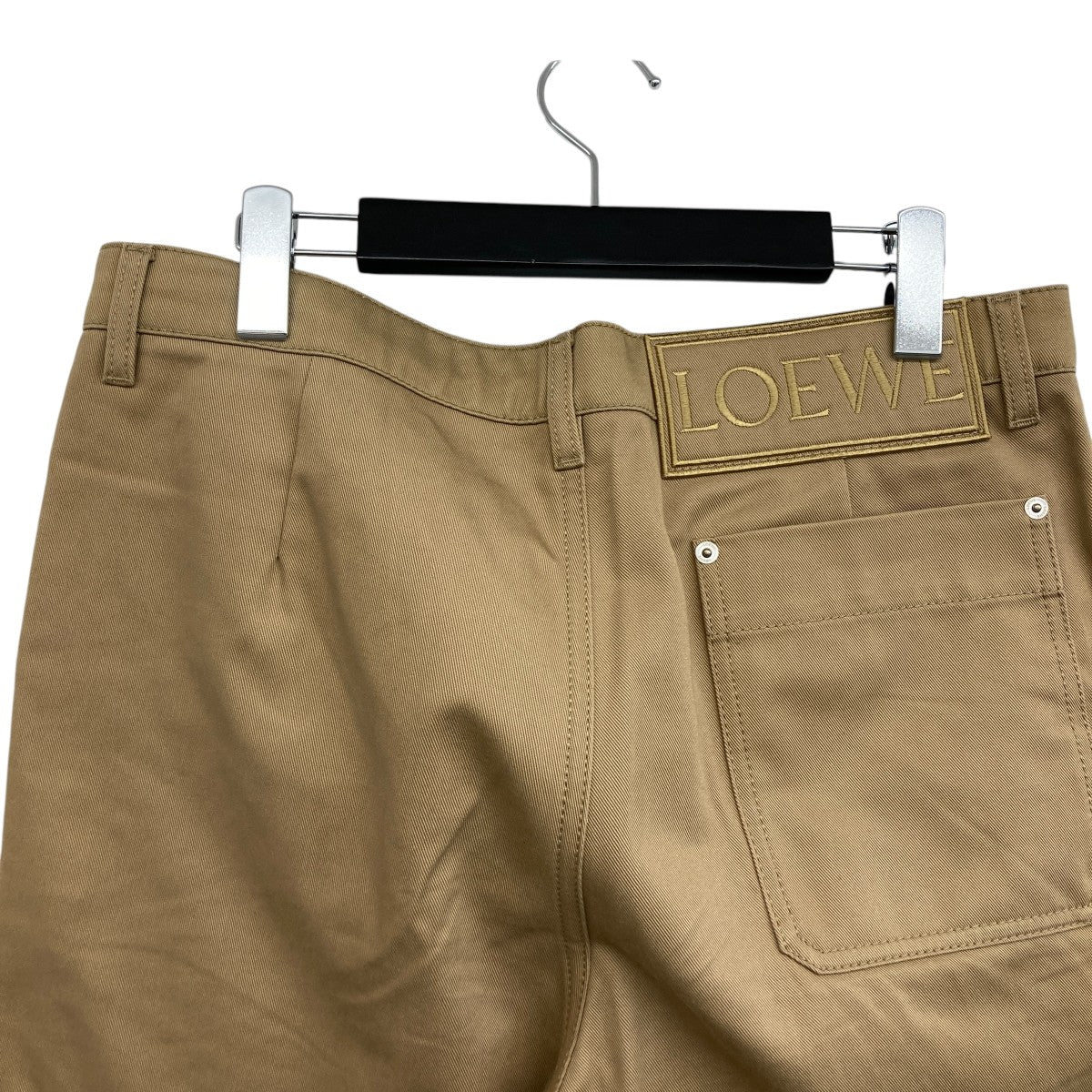 FW21 Solid Color Cargo Pants BeigeチノパンH526Y04W40