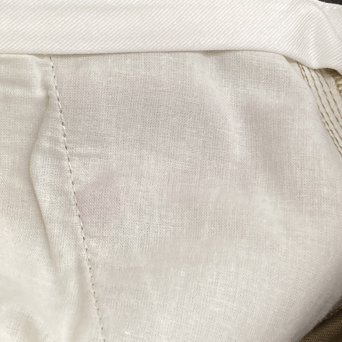 FW21 Solid Color Cargo Pants BeigeチノパンH526Y04W40