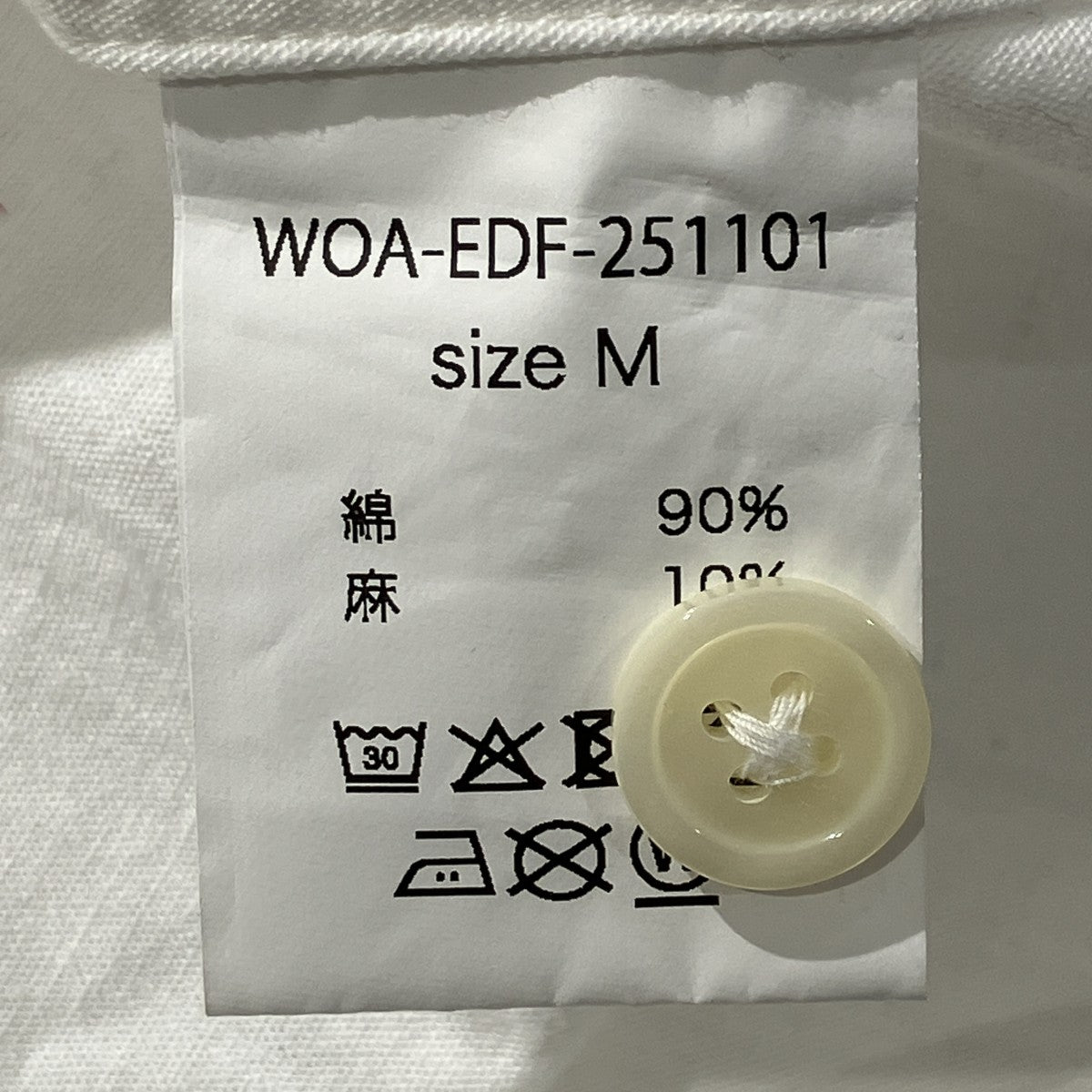 刺繍半袖シャツWOA-EDF-251101