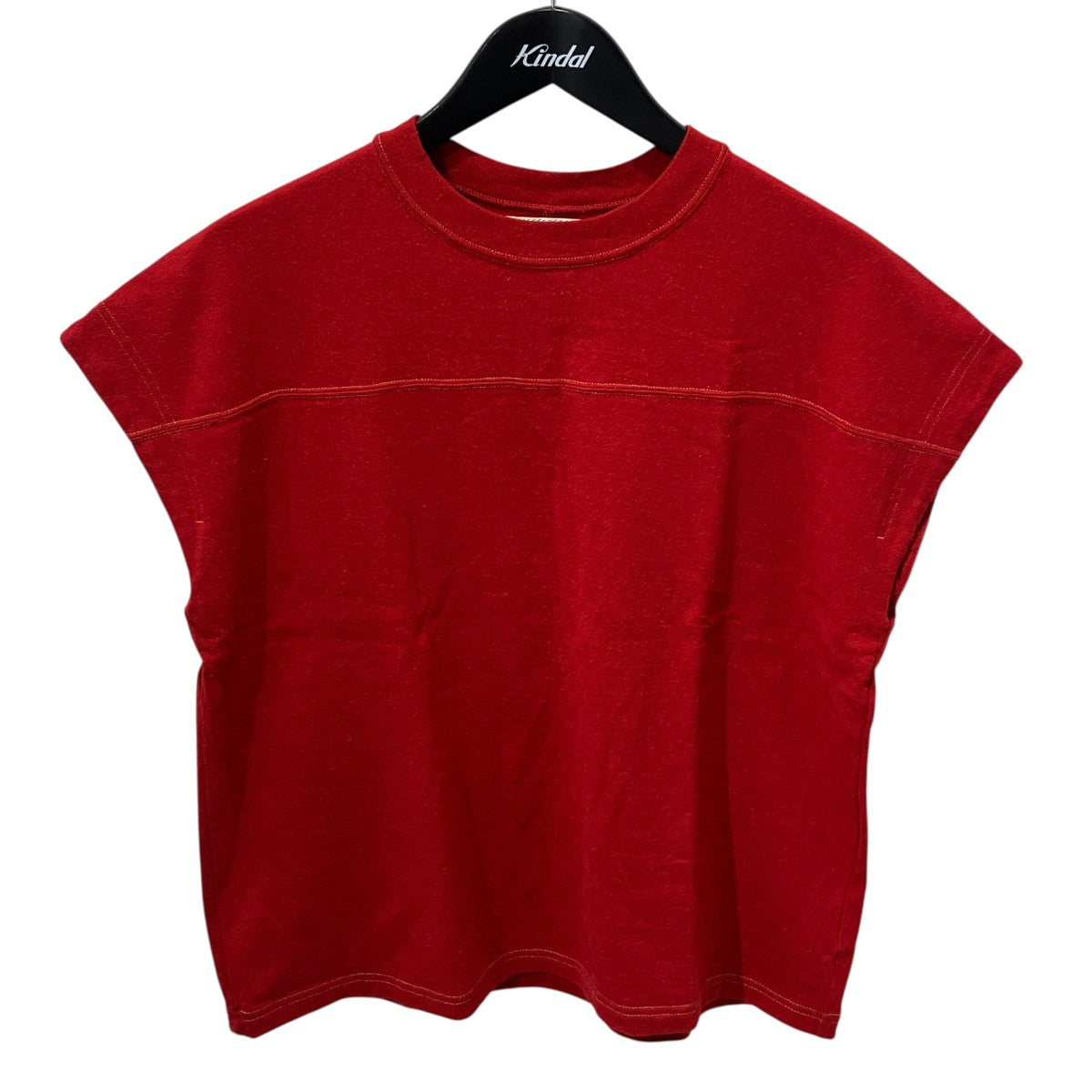 Silk Cotton Football French-sleeve TeeノースリーブカットソーBHSW24S10
