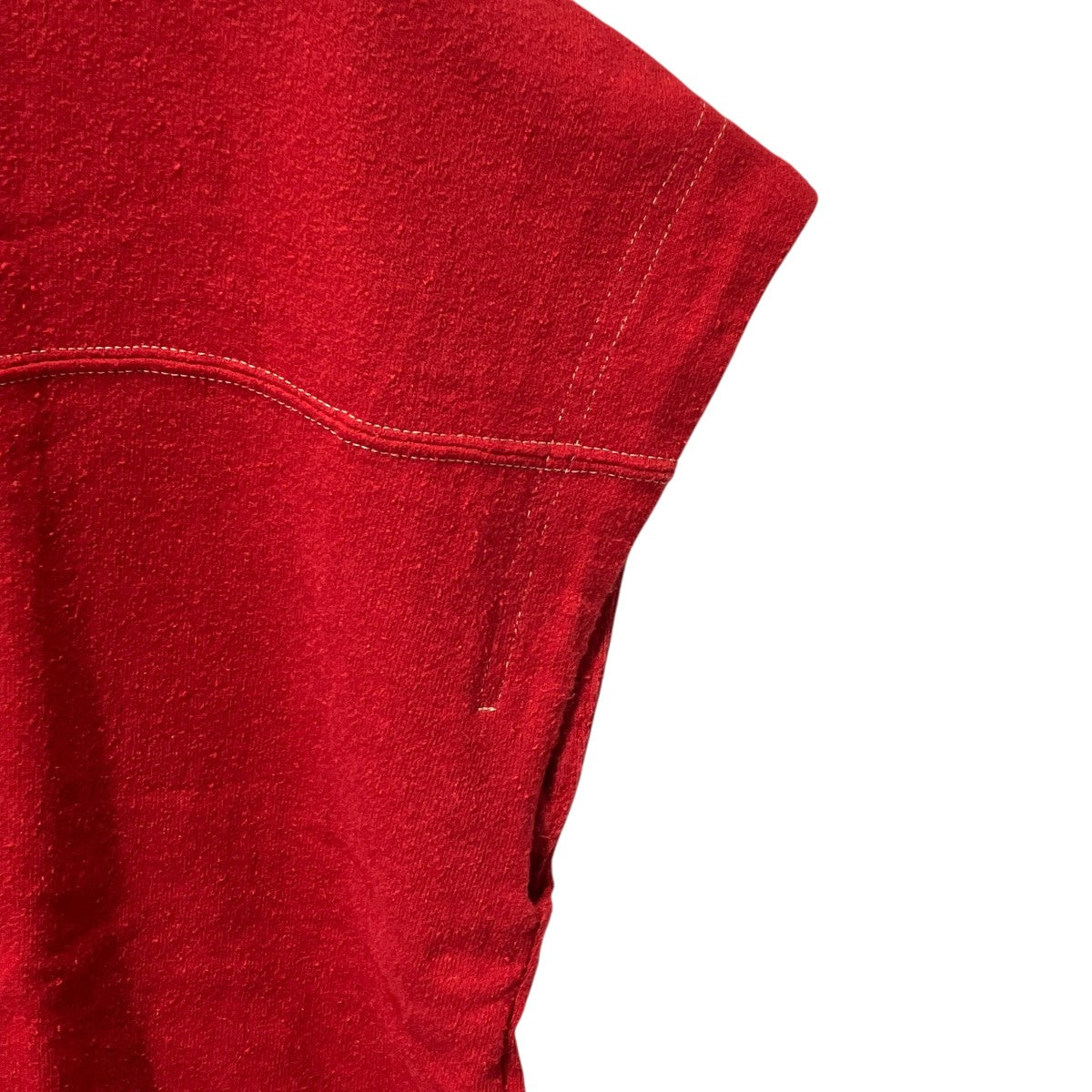 Silk Cotton Football French-sleeve TeeノースリーブカットソーBHSW24S10