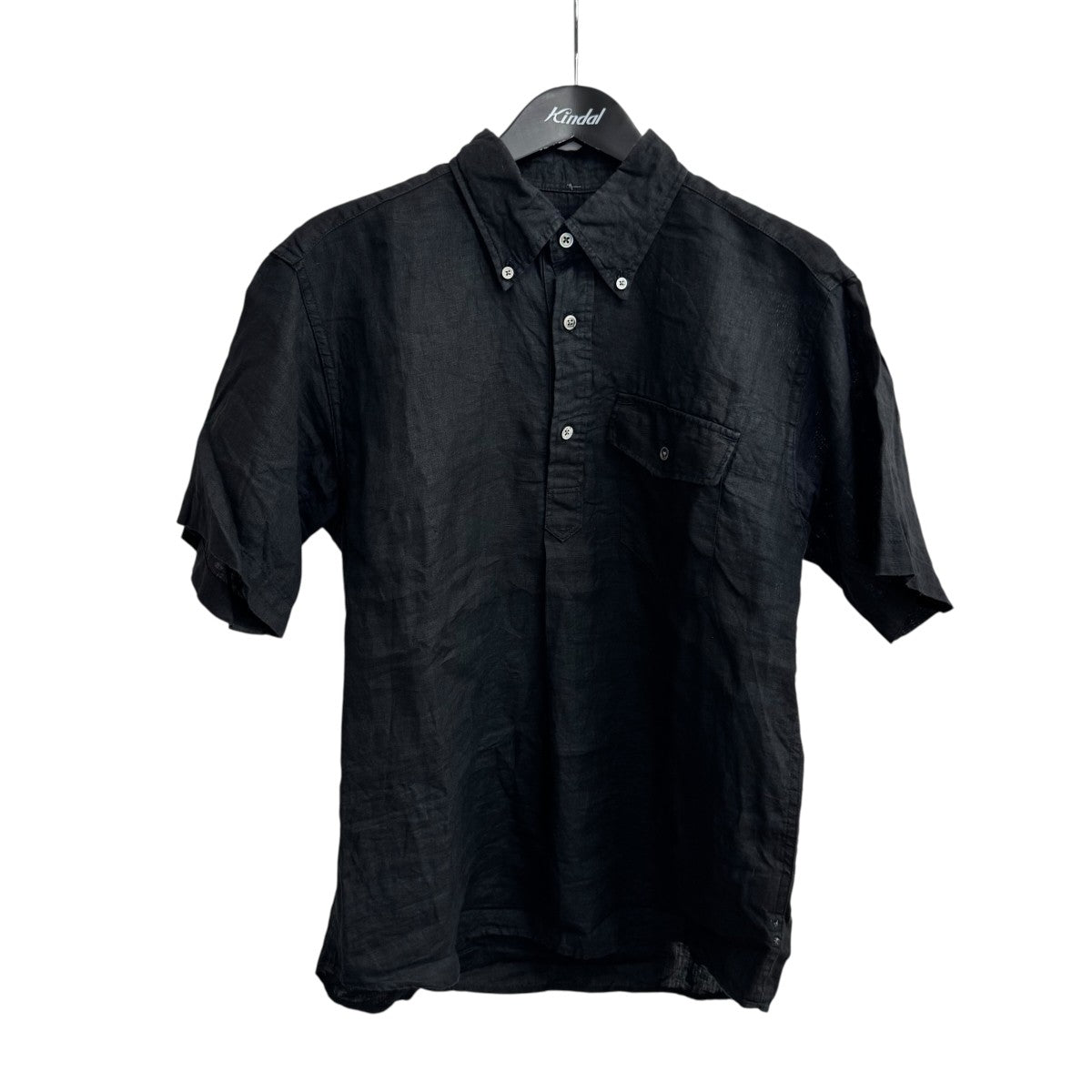 Popover BD Shirt Linen半袖シャツ