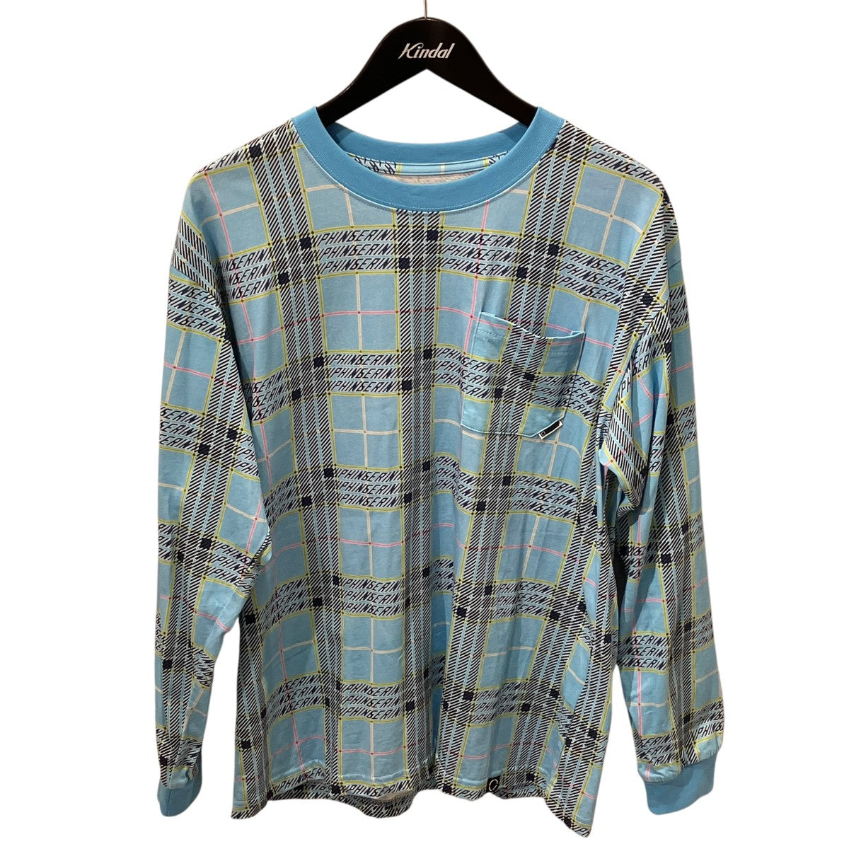 25AWPOCKET L／S TEE ORIGINAL PLAID長袖TシャツPD-252-LCS-031