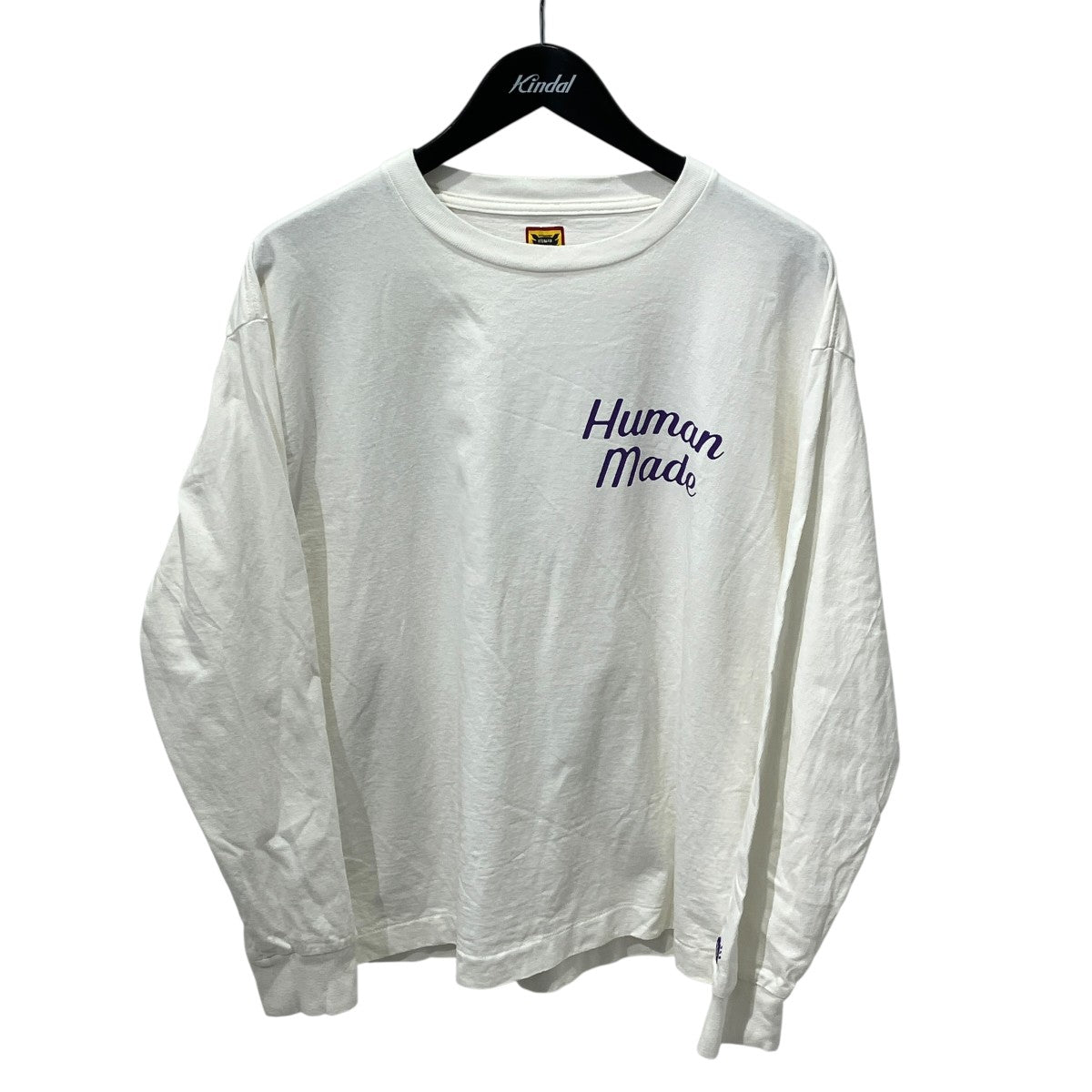 バックプリントフラミンゴTシャツ長袖Tシャツ