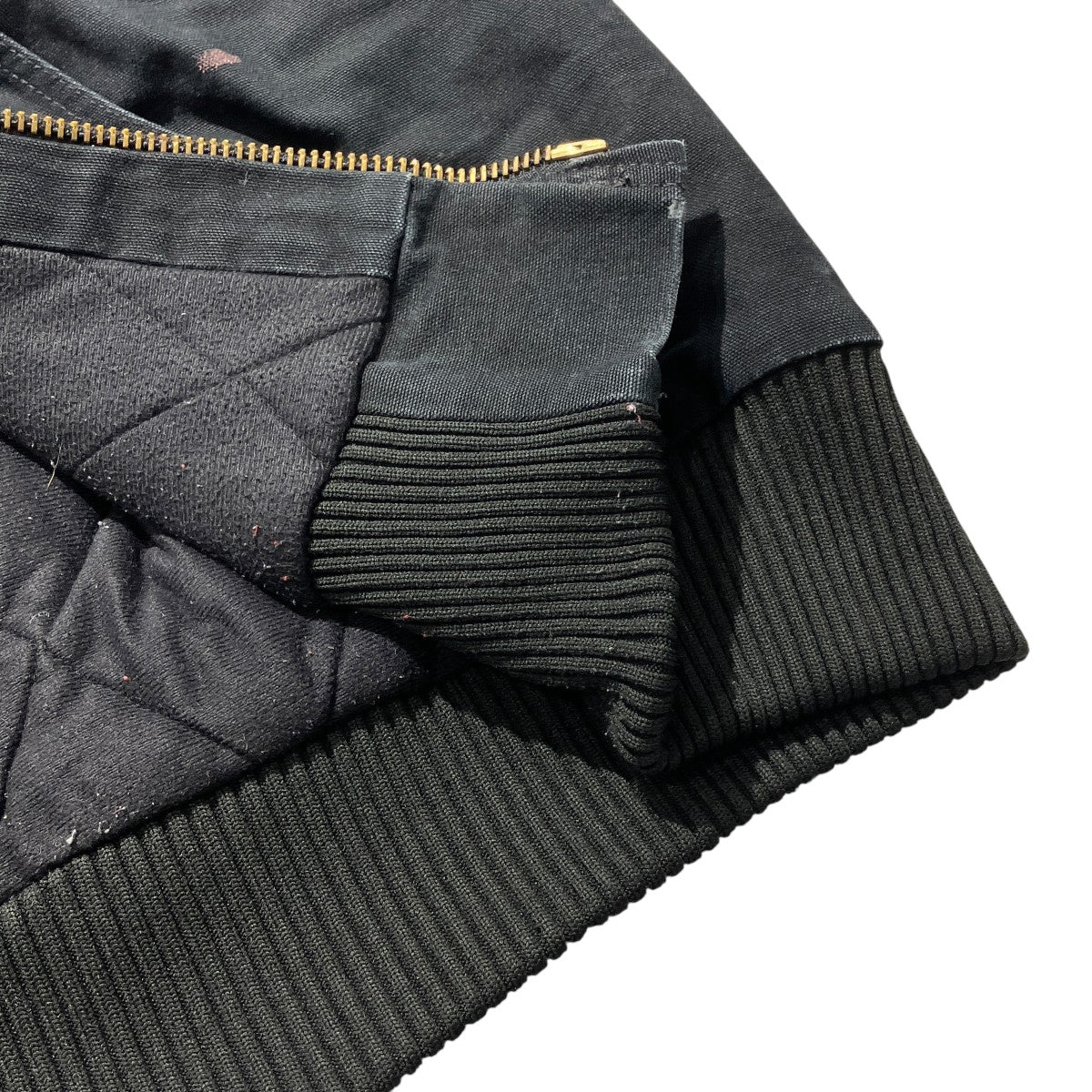 FIRM DUCK INSULATED FLANNEL-LINED ACTIVE JACKETジップパーカーJ140-BLK
