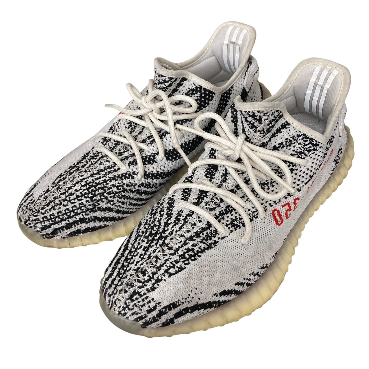 adidas YEEZY Boost 350 V2ゼブラローカットスニーカーCP9654