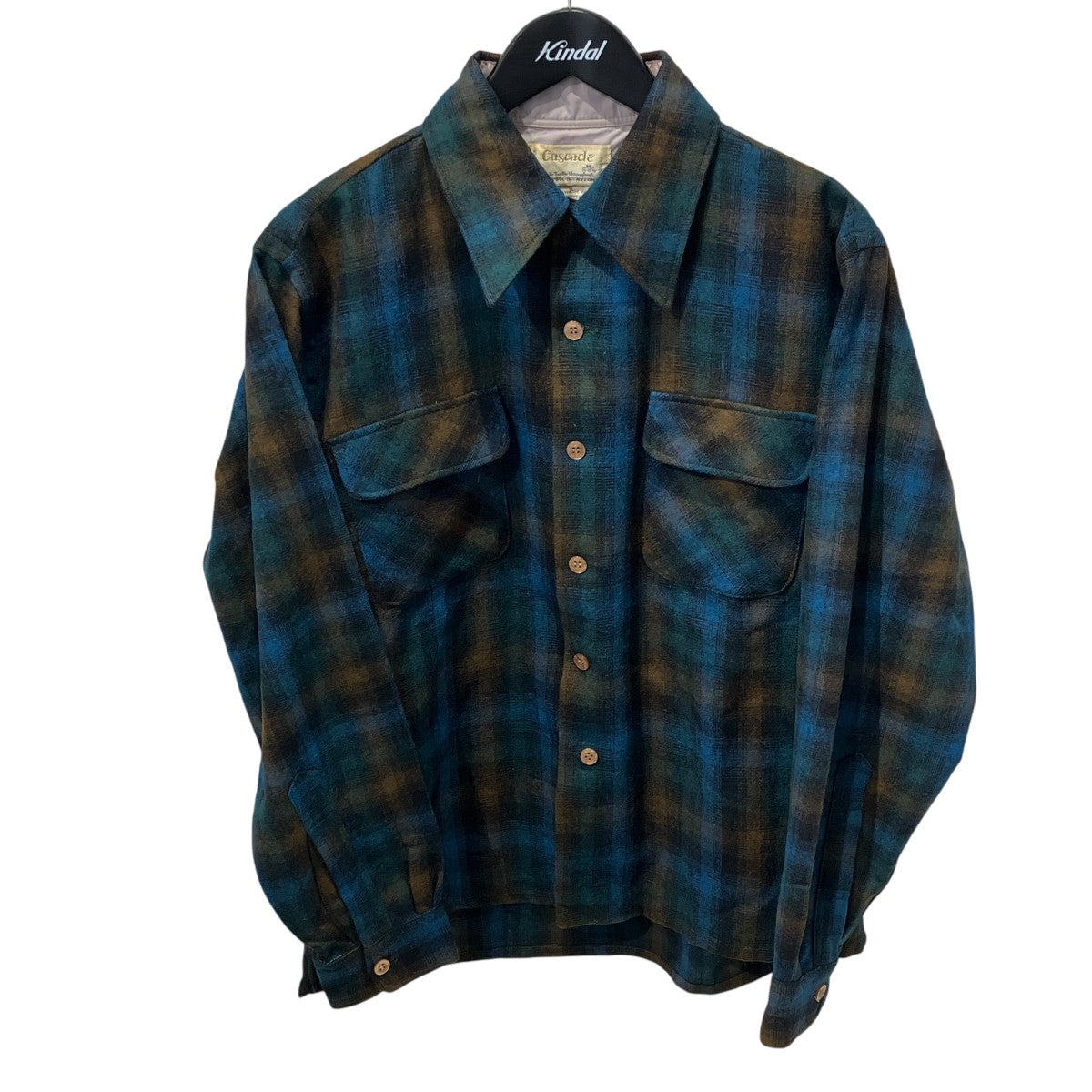 60sMADE IN KOREA オンブレチェックシャツ