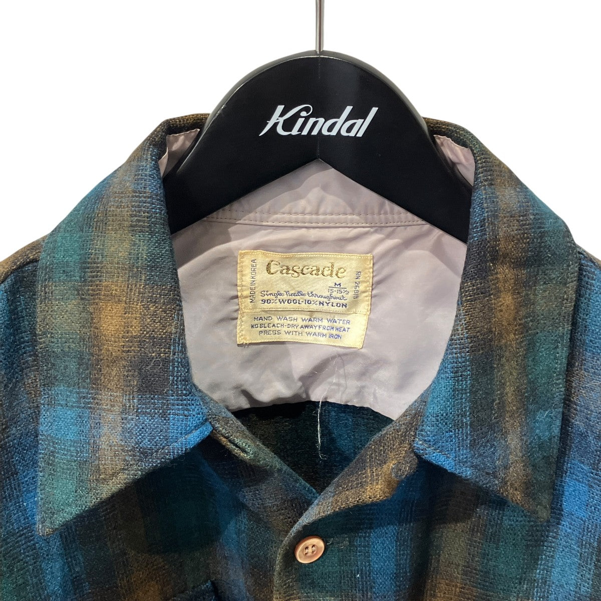 60sMADE IN KOREA オンブレチェックシャツ