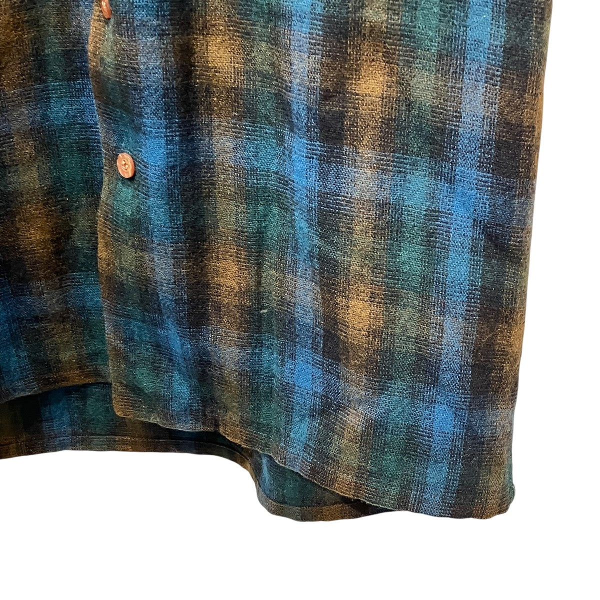 60sMADE IN KOREA オンブレチェックシャツ
