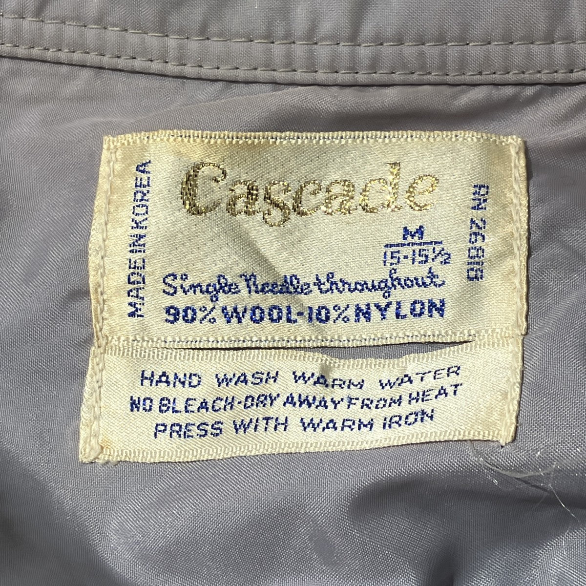 60sMADE IN KOREA オンブレチェックシャツ