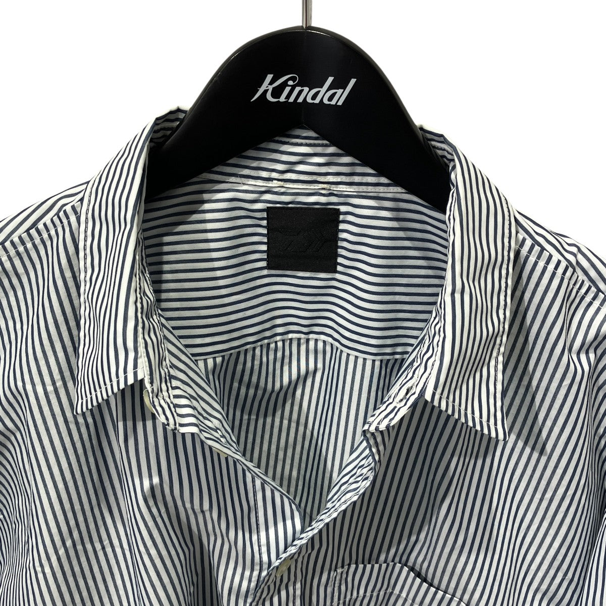 TECH REGULAR COLLAR SHIRT L／S STRIPE長袖シャツBE-83024W